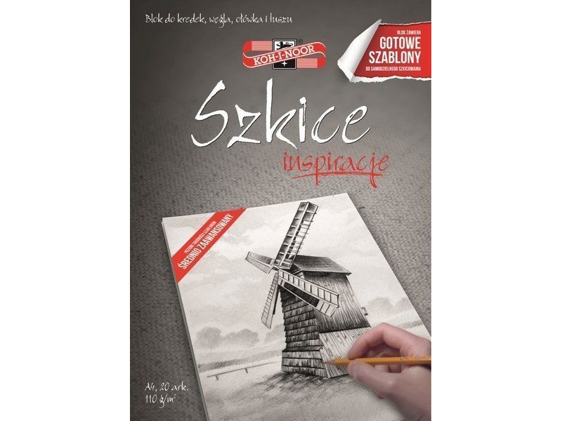 Koh-I-Noor Inspirations2 Sketch Block A4 20 Sheets 110 G