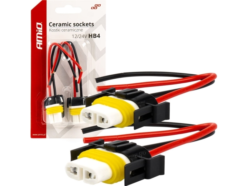 AMiO keramiska kontakter raka HB4 9006 kontakt/uttag amio-03059 | Bilvård & Biltillbehör - Belysning - Tillbehör & reläer | GameStuff