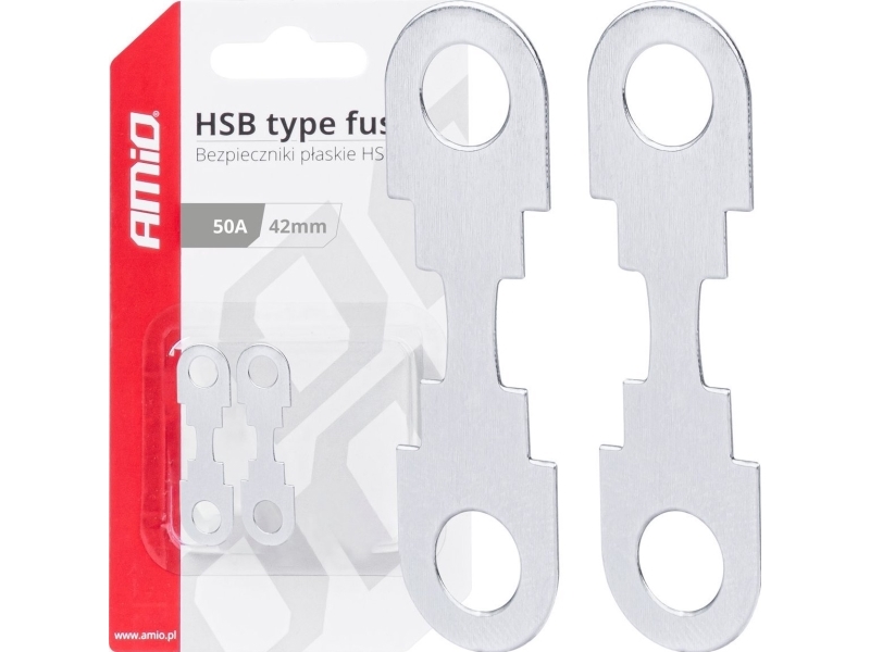 AMiO Plattbandssäkringar 2 st. hsb 42mm 50a amio-03499 | Huset - Säkerhet & Larm - Säkerhetsmaterial | GameStuff