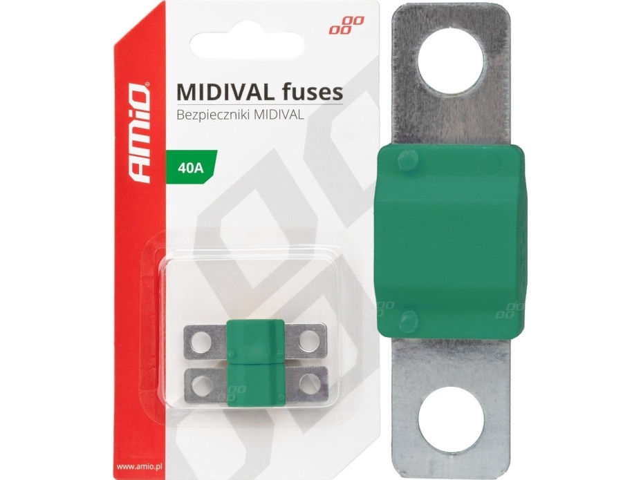 AMiO bilsikringer midival mta 2 stk 40A amio-03474