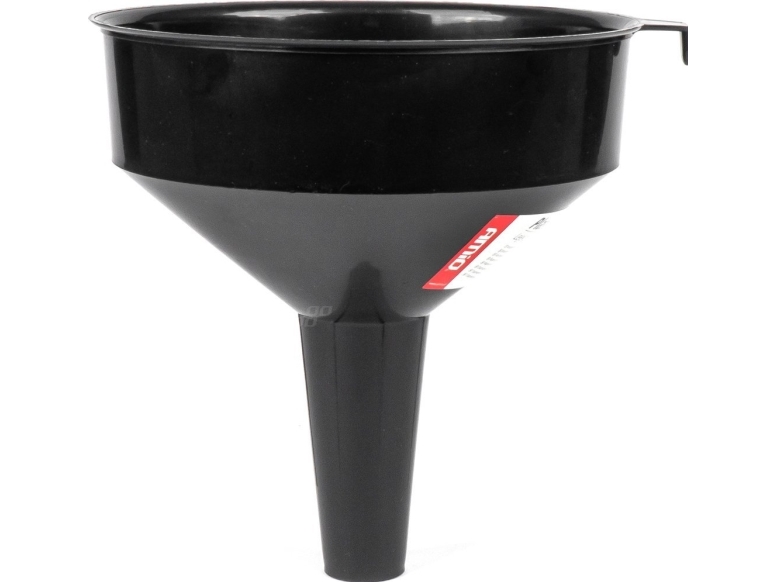 AMiO Universal sort plasttragt til brændstof væske vand 19,5 cm amio-04046