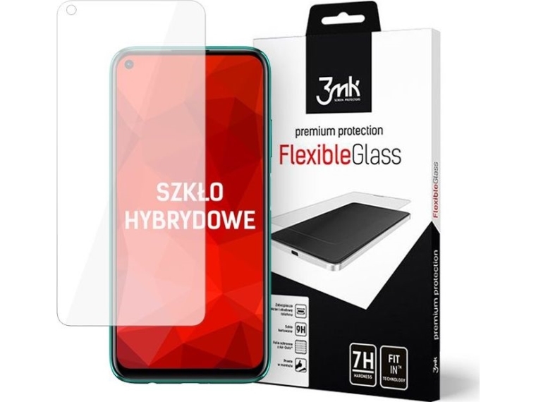 3Mk Flexibleglass Huawei, P40 Lite, Hybridglas, Klar, Flexiglas Skærmbeskyttelse