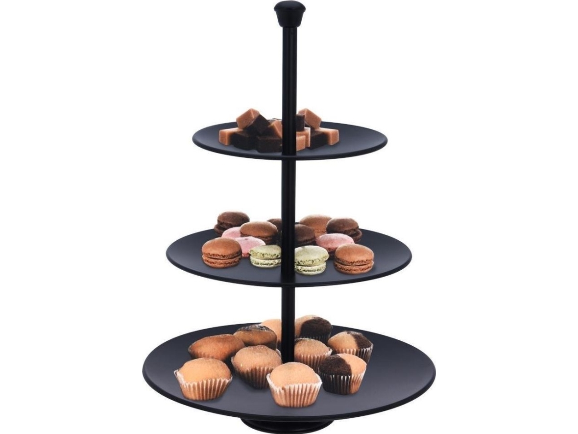 Excellent Houseware 3-stegsfat för tårtor tårta frukt sötsaker universal | Bordssättning - Par - Plattor | GameStuff