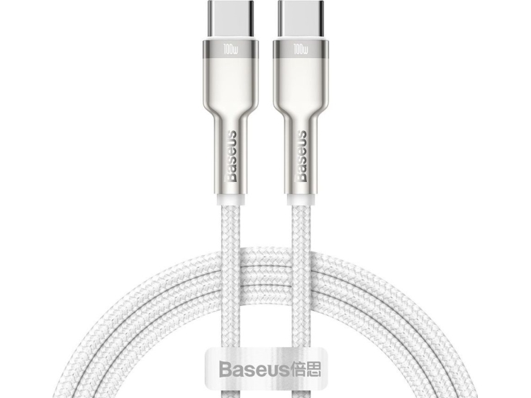Baseus Catjk-C02, Hvid, Usb C, Usb C, 1 M, Hanstik, Hanstik