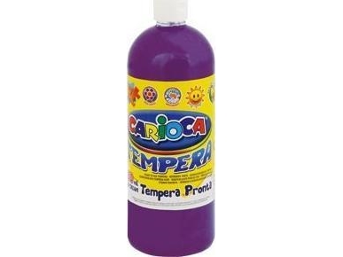 Carioca Tempera färg 1000 ml, violett CARIOCA 170-1445 | Hobby - Färg vattenbaserad - Färg på tåget | GameStuff