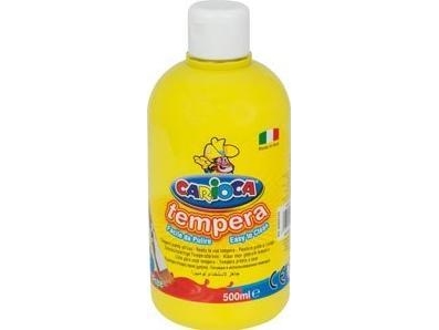 Carioca Tempera färg 500 ml, gul CARIOCA 170-2366 | Skola & Hobby - Konstmaterial - Akvareller och vattenfärger | GameStuff
