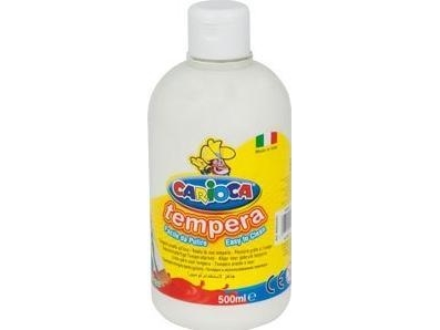 Carioca Tempera färg 500 ml, vit CARIOCA 170-2353 | Skola & Hobby - Konstmaterial - Akvareller och vattenfärger | GameStuff