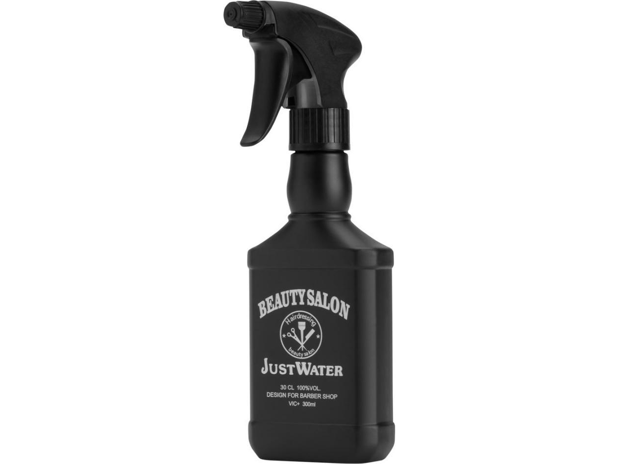 Activeshop frisørsprayflaske/sprøjtevand sort 300 ml