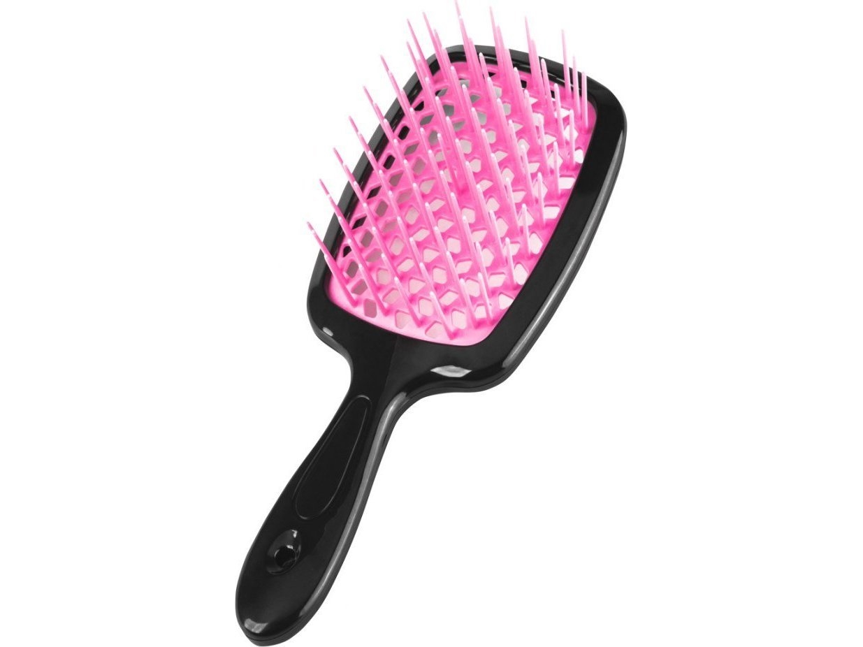 Activeshop Haarbürste Hs Schwarz/Rosa