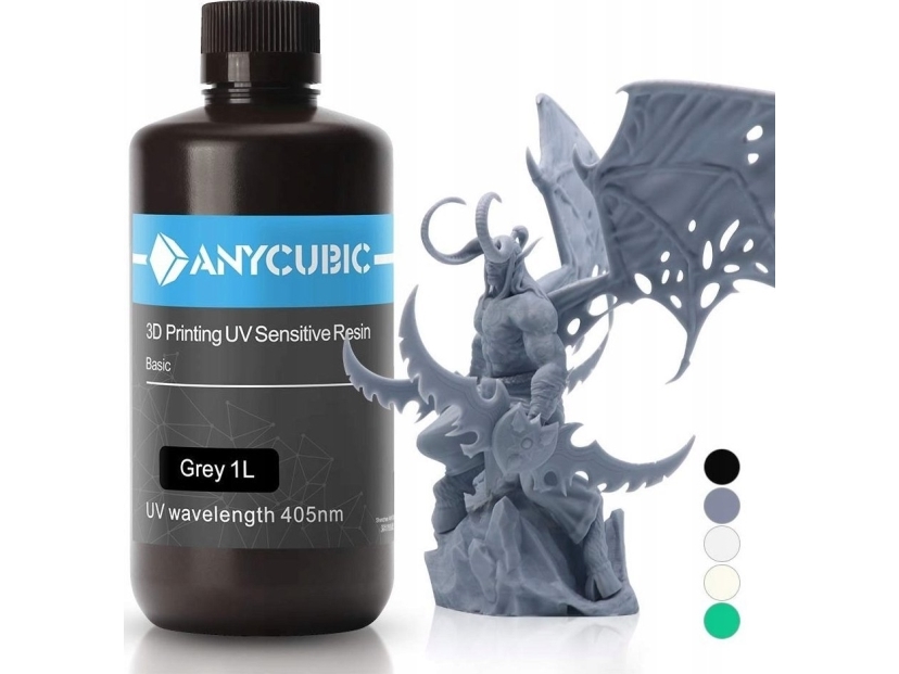 Anycubic Uv-Harpiks Grå 1 Kg