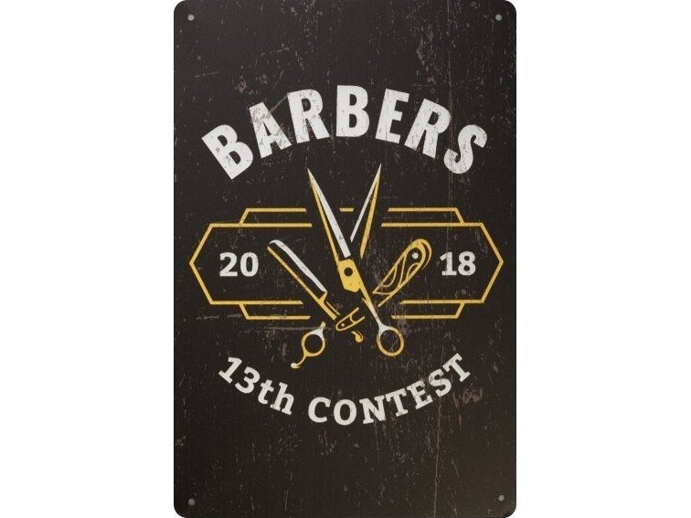 Activeshop Tablica Ozdobna Barber B038