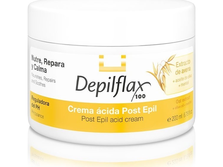 Depilflax Creme Mit Glykolsäure Nach Der Depilation 200 Ml