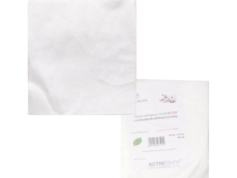 Activeshop Chusta zabiegowa bawełniana NaturLine 44 x 50 cm