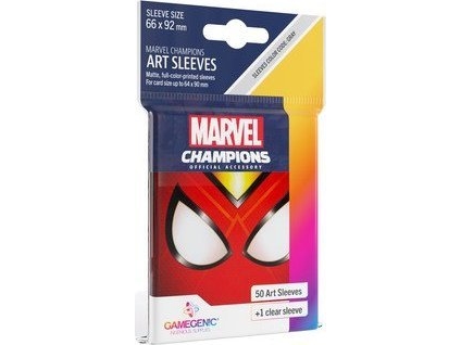 Gamegenic Marvel Champions art-sleeves (66 mm x 92 mm) Spider-Woman 50+1 st | Leksaker - Spel - TCG tilbehör | GameStuff