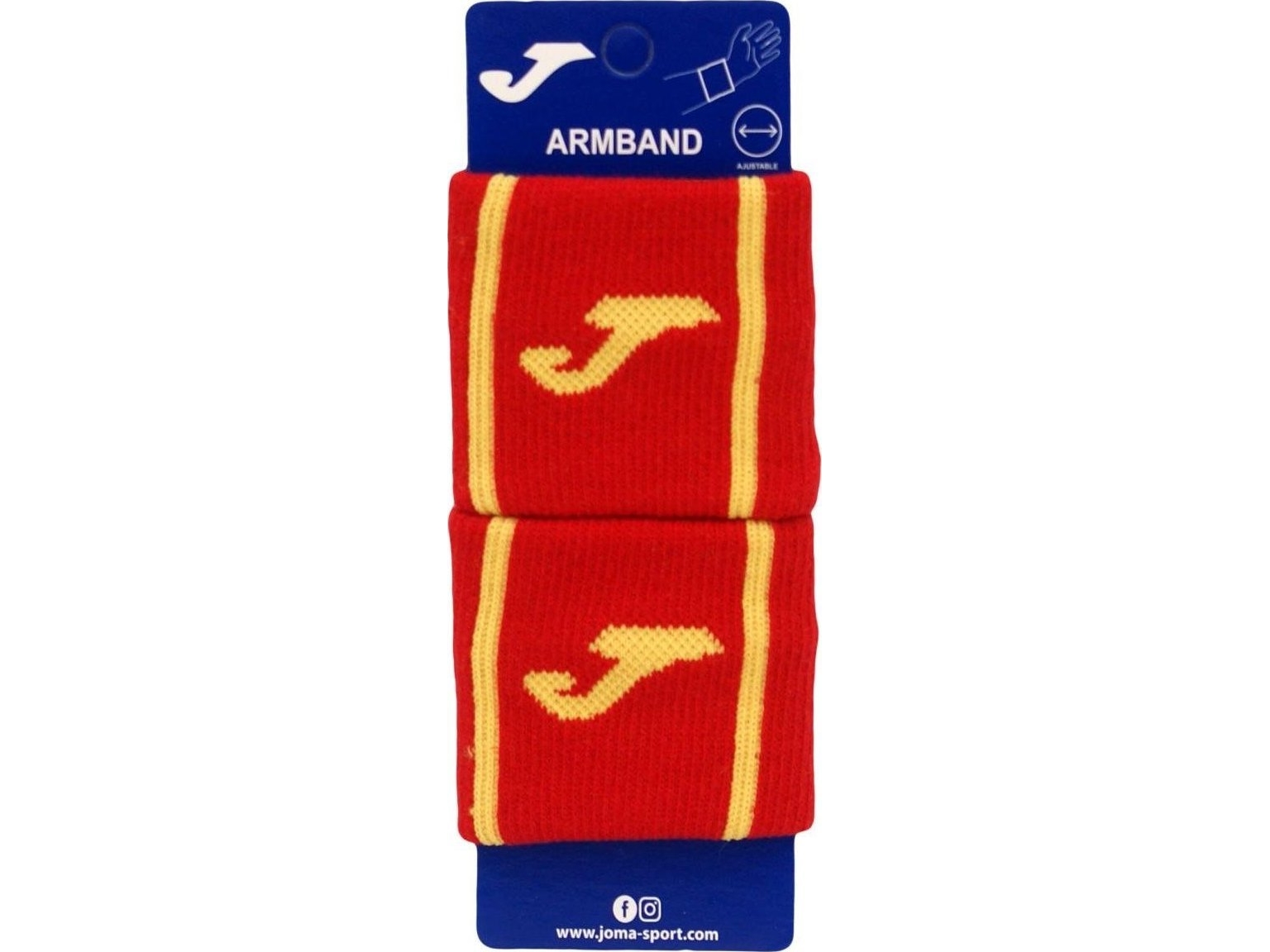 Joma frotka dobbelt armbånd GAME sort/gul