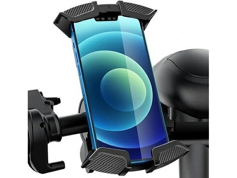 Telefono laikiklis dviračiui AWEI Frame (X47) juodos spalvos