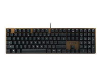 Cherry Kc 200 Mx - Tastatur - Usb - Qwerty - Usa Med Euro-Symbol - Tastkontakt: Cherry Mx2a Brown - Sort - Plastikfri Indpakning