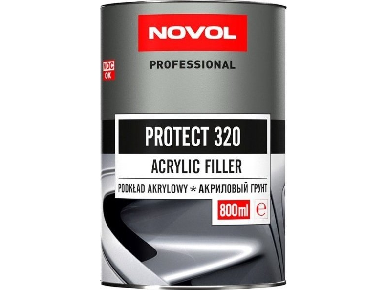 Novol PROTECT LAYER 320 4:1 0,8L SVART (1 st) | Färg & Tillbehör - Specialprodukter - Billack | GameStuff