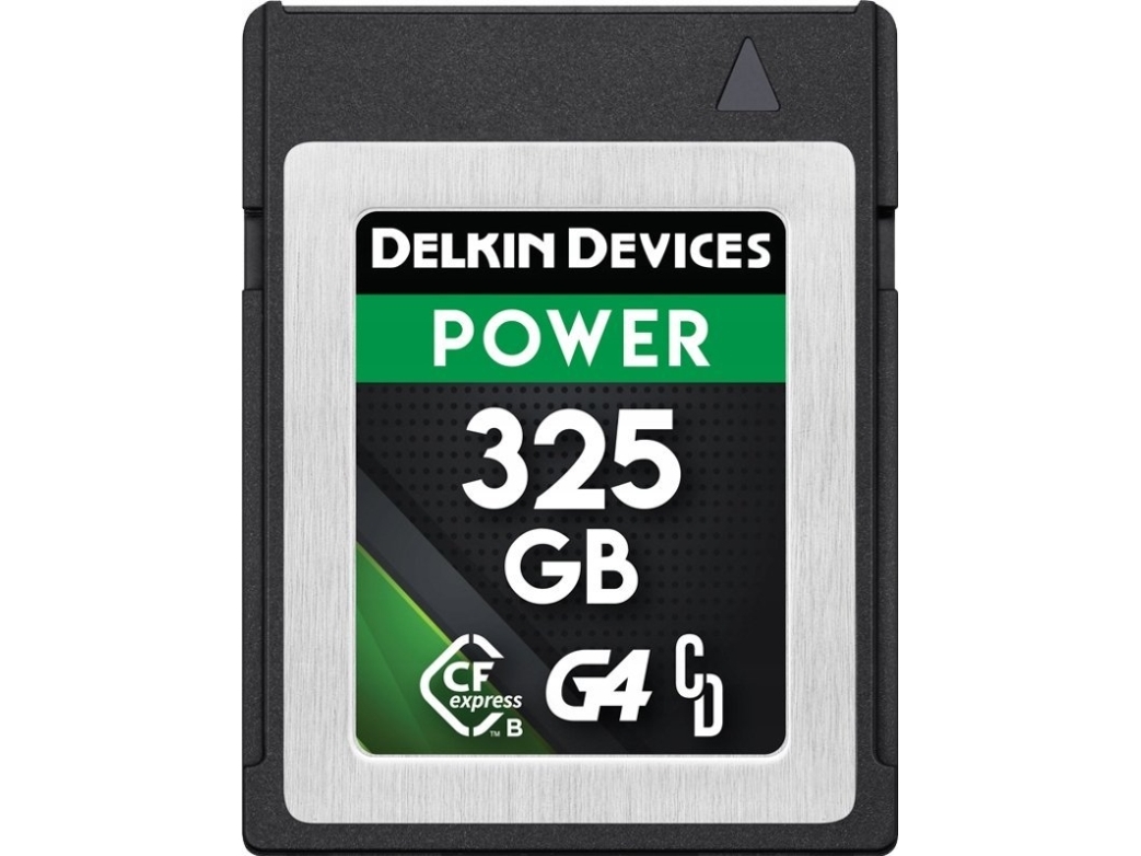 Atminties Kortelė „Delkin Cfexpress G4“ Maitinimo Šaltinis I Tipo B I R1780/W1700 (G4) 325 Gb