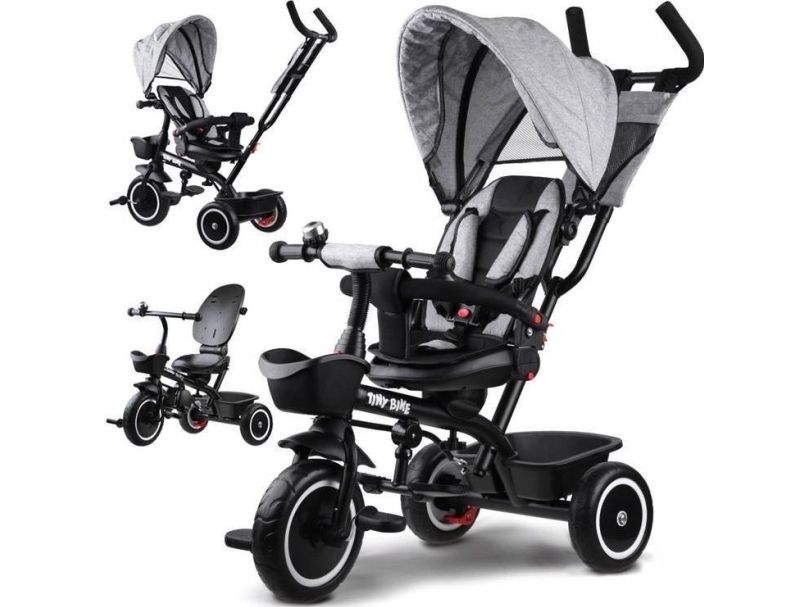 Tiny Bike børnecykel trehjulet 3-i-1 med kaleche (SP0650)