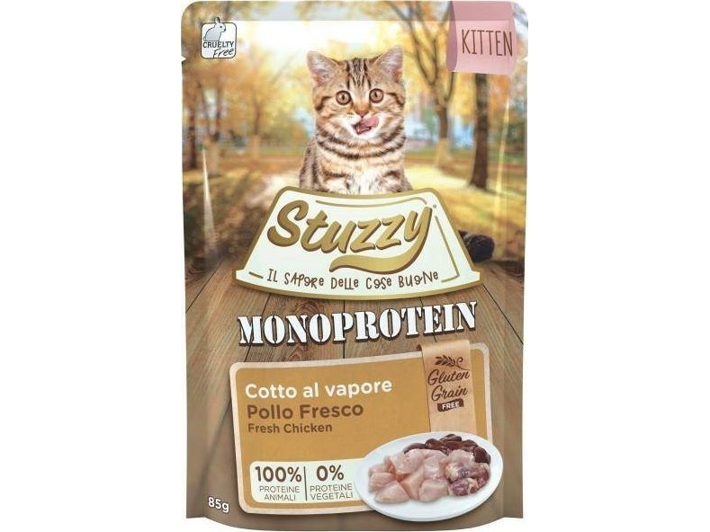 Stuzzy Nassfutter Karma Monoprotein Katzenfutter Junior – Huhn, 85 G