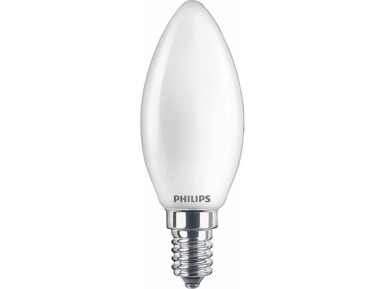 Philips Filamentkronljuskalla Frostad 40 W B35 E14 X3 4 3 W 40 W E14 470 Lm 15000 H Varmvitt