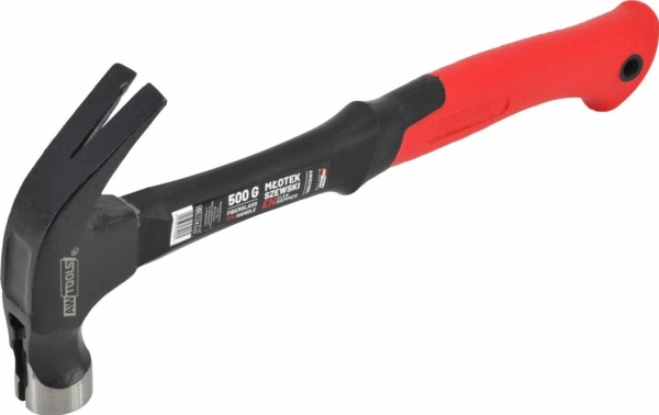 Aw-Tools Awtools Shoe's Plaktukas 500G Pluošas Su Magneto Juodos Linija