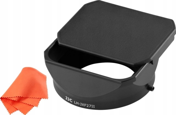 Objektivafdækning JJC solafskærmning LH-JXF27II (erstatning Fuji LH-XF27)