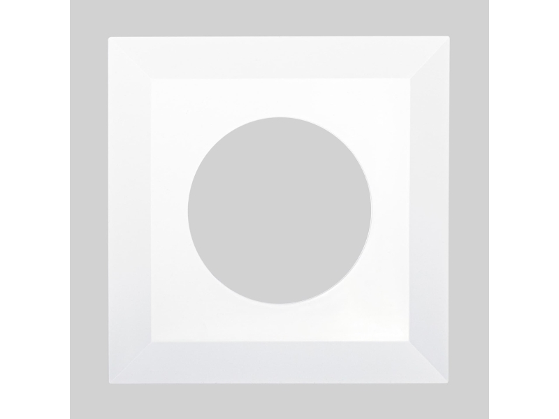 Montis vægskål enkelt hvid MT067B