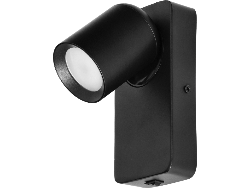 Pendelarmatur Orno Malta Sp 1 För Vagg Eller Takmontage Gu10 Max. 12w Ip20 Svart Rektangular Sockel