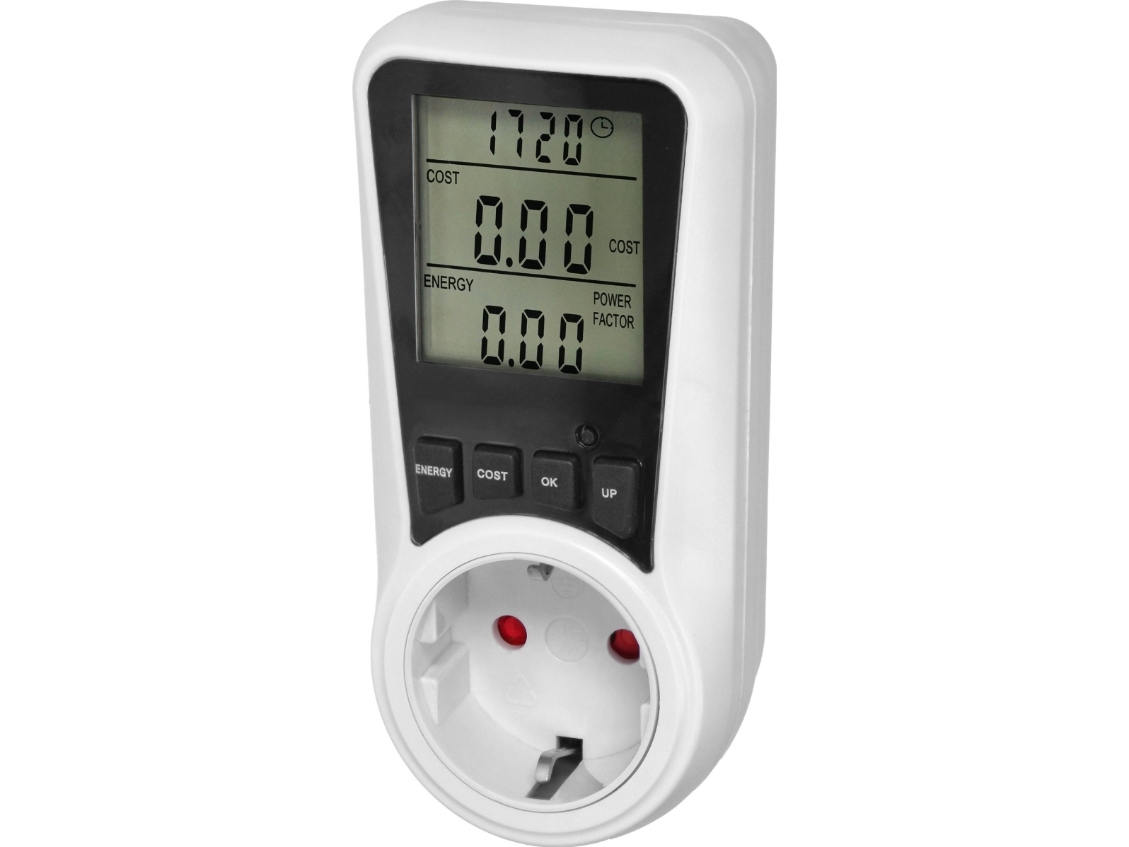 Orno dubbelriktad el-mätare/energiräknare med LCD, 2 separata tariffer, inbyggt batteri 16A 230V Schuko-version | EL Artiklar - Verktyg för EL - Mätinstrument | GameStuff