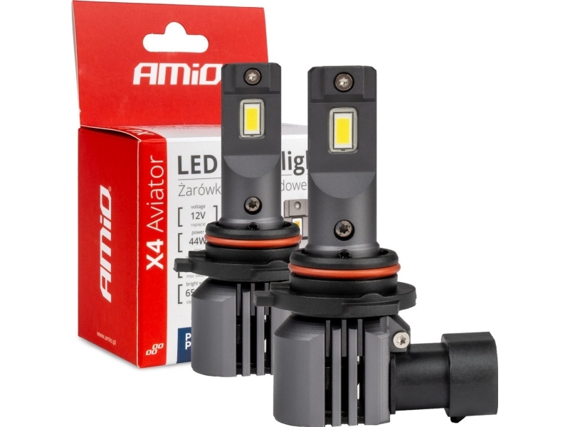 Led-Autoglühbirnen X4 Serie Aviator Hb4 6500K Canbus Amio-03767
