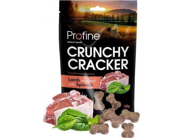 Profine Crunchy Cracker – Lamm & Spinat – Mindesthaltbarkeitsdatum: 27.10.24