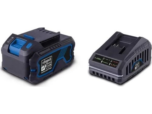 Komplektas SBSK4.0 akumuliatorius 4,0Ah Li-ion + 2,4A krov, Scheppach