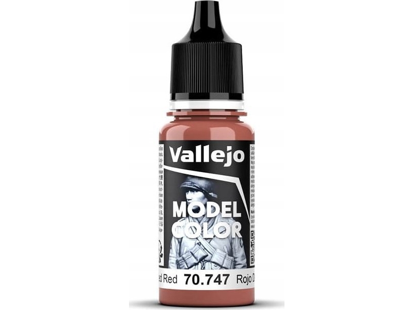 Vallejo Model Color 70.747 - Faded Red (18 ml) | Hobby - Färg vattenbaserad - Modell Färg | GameStuff