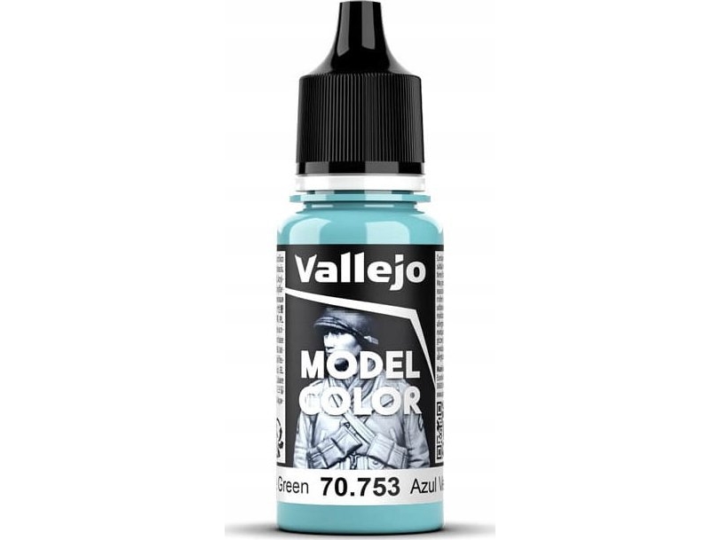 Vallejo 70.753 Model Color - Light Blue Green (18 ml) | Hobby - Färg vattenbaserad - Modell Färg | GameStuff
