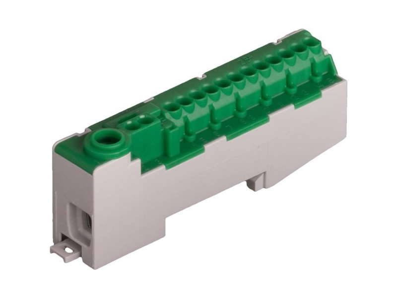 Pollmann Elektrotechnik Jordklemme PE14-S, Grn, 15 Forbindelser