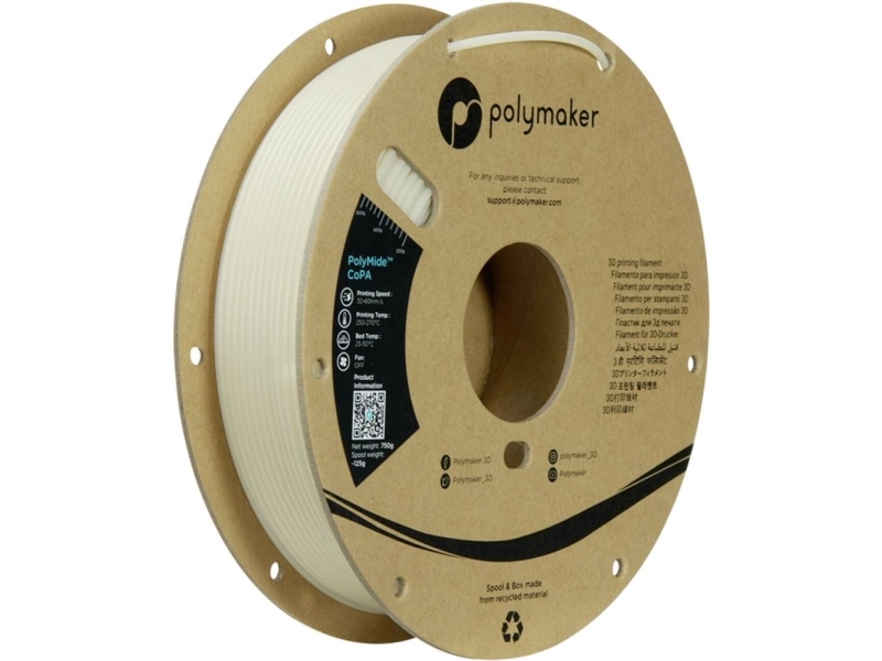 Polymaker Pg05004 Copa Filament Pa-Nylon Varmebestandig, Høj Grad Af Trækstyrke 2.85 Mm 750 G Klar Polymide 1 Stk