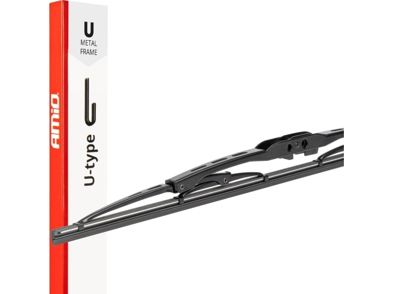 Amio Scheibenwischer-Skeleton Metall U-Form Universal 28" 700 Mm
