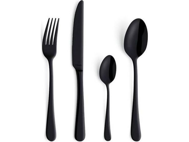 Amefa Austin 1410 - 24-Pc Set In Trend Box - Black