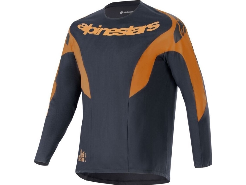 Alpinestars langærmet T-shirt ALPINESTARS A-SUPRA RACE LS JERSEY, Sort Størrelse: L