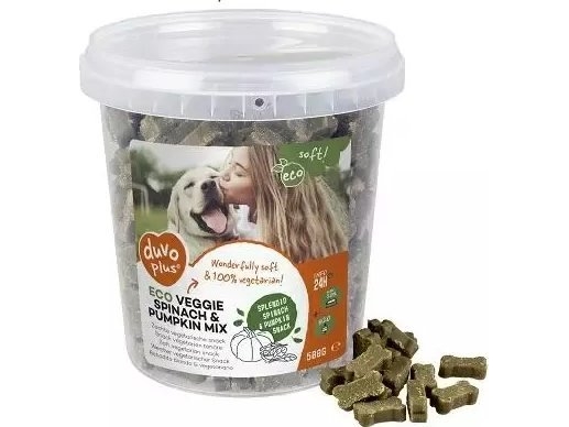 Duvo+ Duvo+ Vege Hundegodbid Spinat Græskar 500g