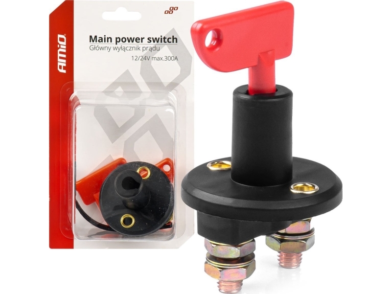 Amio Afbryder For Batteri 12V/24V Amio-03023