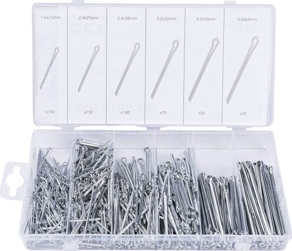 AMiO Säkerhetsnålar 555 st. amio-03141 | Verktyg & Verkstad - Skruvar & Muttrar - Säkerhetsskruv | GameStuff