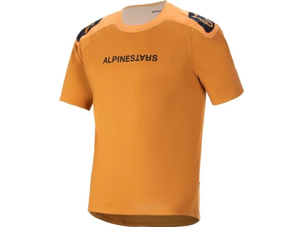 Alpinestars kortærmet T-shirt ALPINESTARS A-ARIA POLARTEC SWITCH SS JERSEY, Dark Gold Størrelse: L