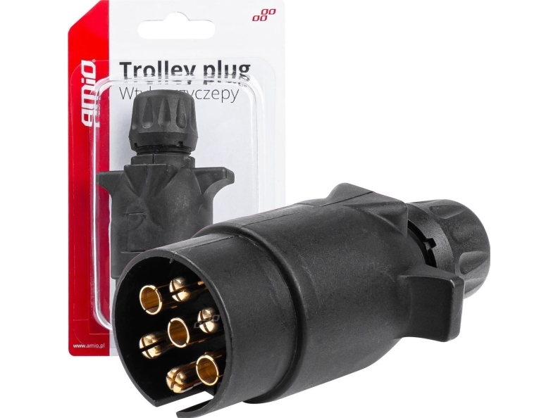 AMiO stik til anhængertræk 7-polet amio-03216