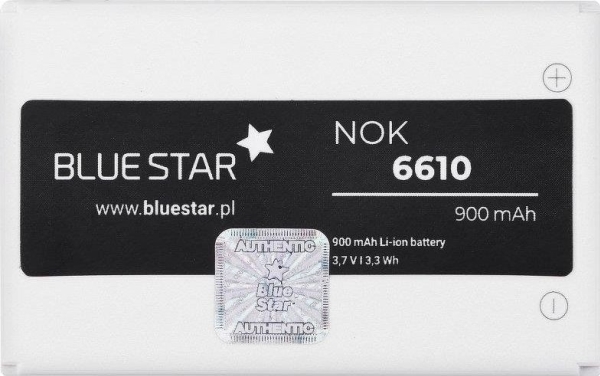 Blue Star Batteri Bluestar Til Nokia 6610/7250I/7210 Li-Ion 900 Mah Analog Bld-3