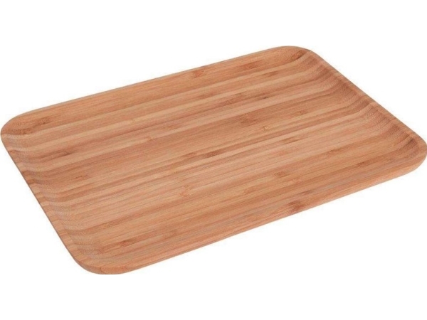 Excellent Houseware Bambus Træplade Rektangulær Bakkefad 33X23 Cm