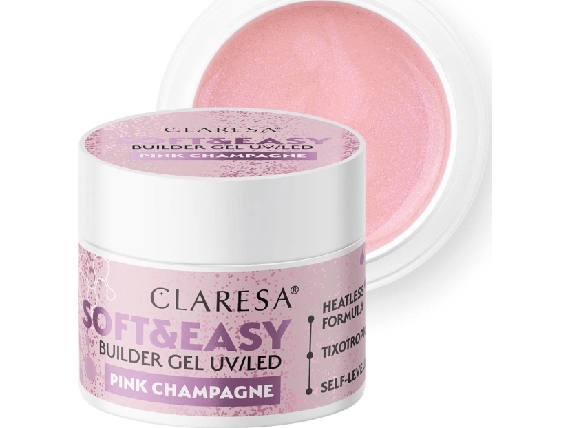 Claresa Claresa Żel Budujący Soft&Amp Easy Pink Champagne 90 G