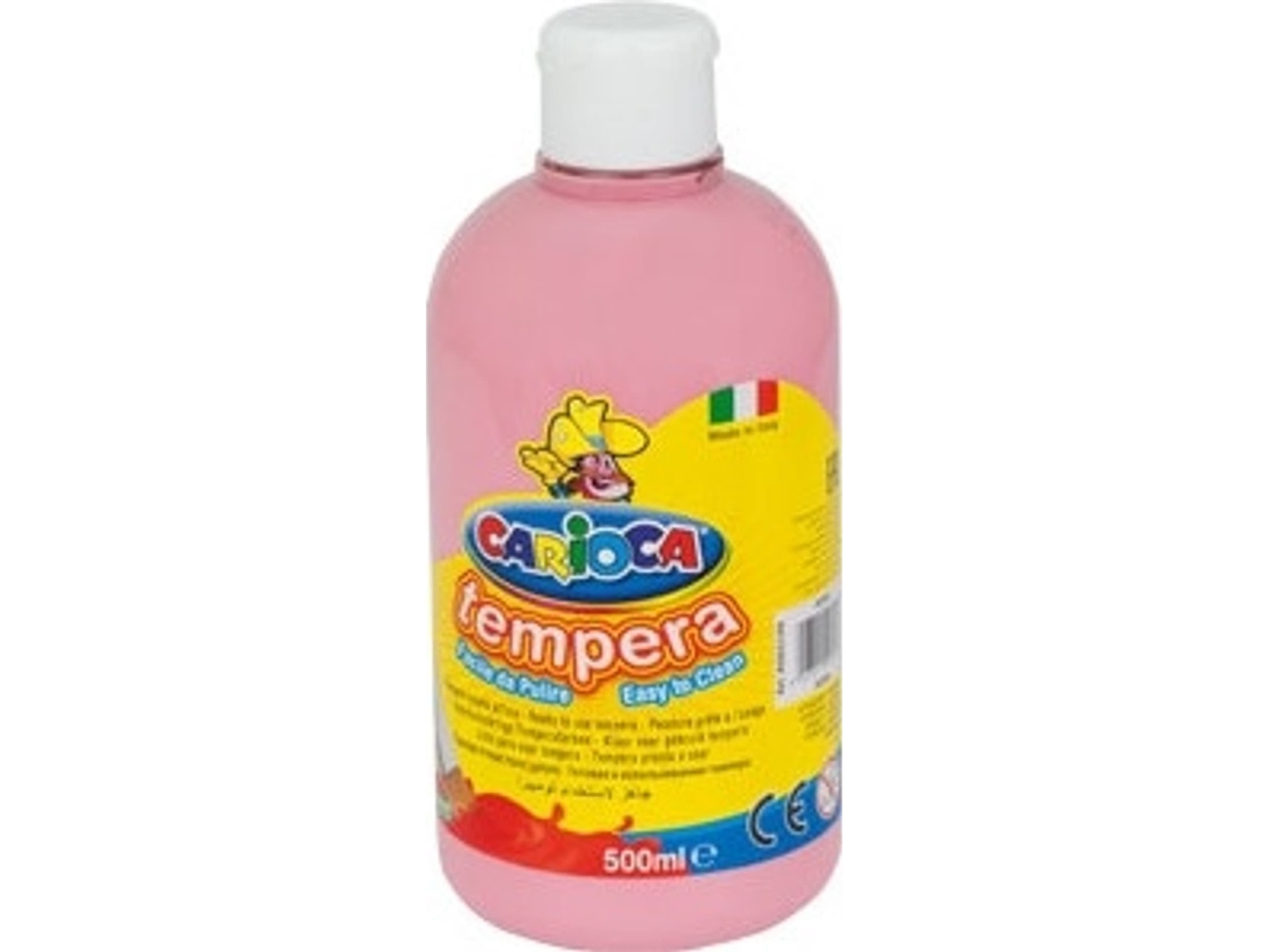 Carioca temperafärg 500ml rosa, RED | Skola & Hobby - Konstmaterial - Akvareller och vattenfärger | GameStuff